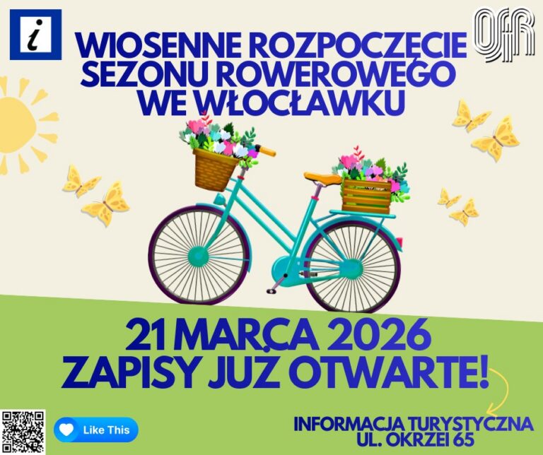 WIOSENNE ROZPOCZĘCIE SEZONU ROWEROWEGO WE WŁOCŁAWKU