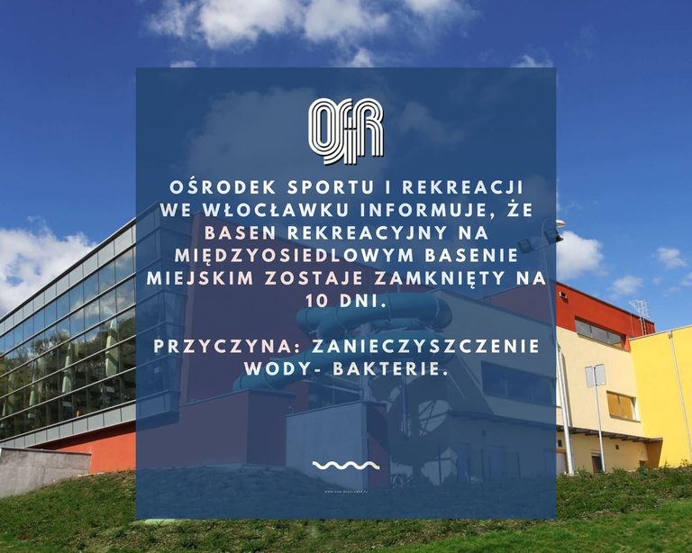 Zamknięcie basenu rekreacyjnego Wysoka