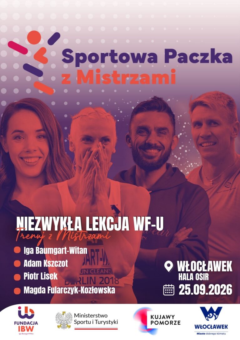 Sportowa Paczka z Mistrzami_plakat wydarzenia